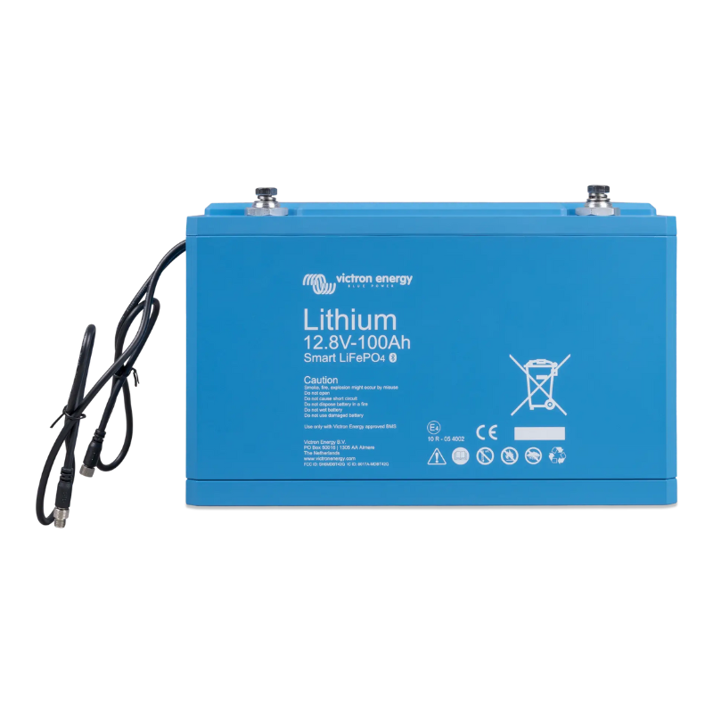 Victron Lithium-Iron-Phosphate (LiFePO4 or LFP) Smart Battery, 12.8V/100Ah