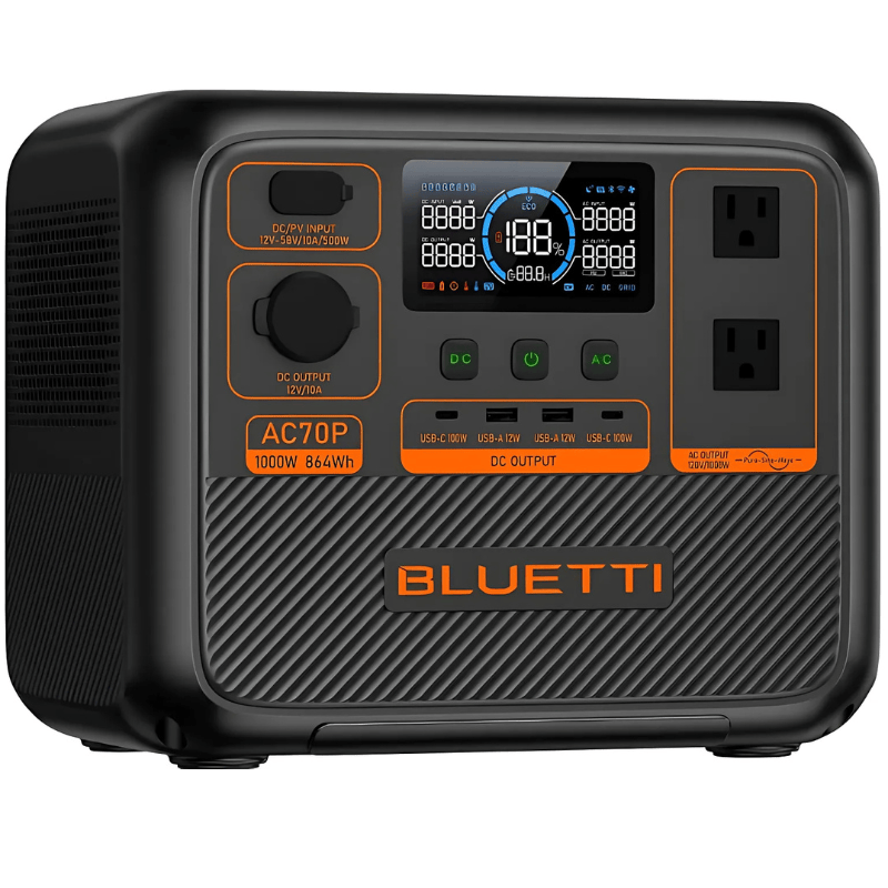 BLUETTI AC70P Portable Power Station Solar Generators Bluetti