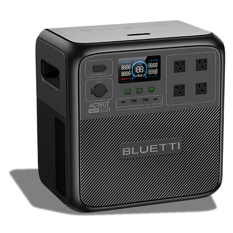 BLUETTI AC180T Portable Power Station | 1,800W, 1433Wh Solar Generators Bluetti