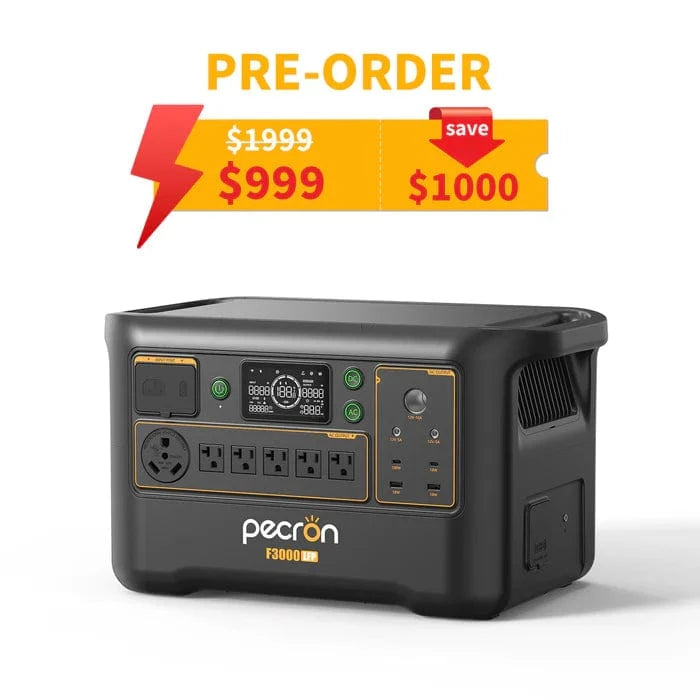Pecron F3000LFP Portable Power Station 3600W, Pre-Order Now