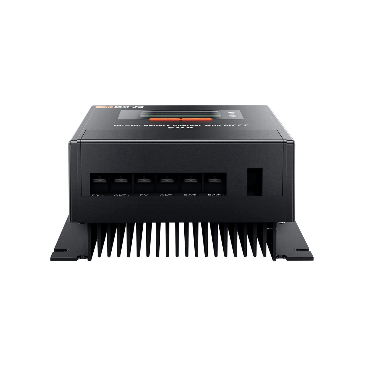 RICH SOLAR BRAVO 50 DC | 50 Amp DC-DC Solar Charge Controller with MPPT | Premium 50A 12V/24V DC-DC Solar Controller with MPPT for RVs, Trailers, Campers, Vans, Boats, Off-Grid | #1 Ranked DC to DC Solar Controller MPPT Charge Controllers RICH SOLAR