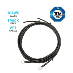 Renogy Battery to Charge Controller Tray Cables for 3/8 in Lugs Cable & Wire Renogy