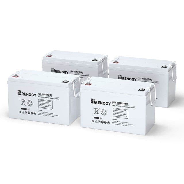 Renogy 12 Volt 100Ah Deep Cycle AGM Battery Batteries Renogy 4 Batteries