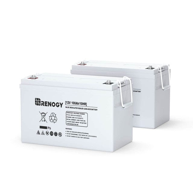 Renogy 12 Volt 100Ah Deep Cycle AGM Battery Batteries Renogy 2 Batteries