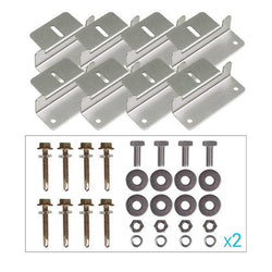 Renogy Solar Panel Mounting Z Brackets Solar Panel Mounts Renogy 2 sets