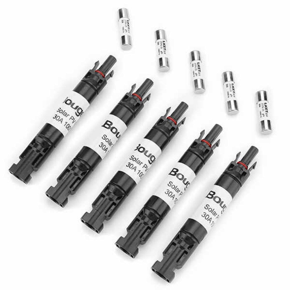 BougeRV 30A Solar Fuse Holder Accessories BougeRV 5 Pair