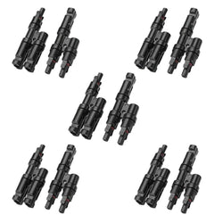 BougeRV Solar Branch Connectors Y Connector in Pair MMF+FFM Parallel Connection Accessories BougeRV 5 Pairs