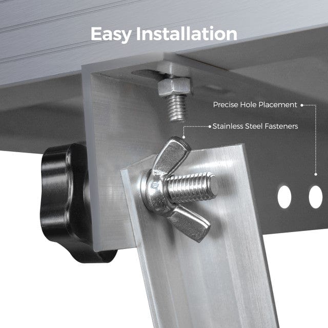 Renogy RV Tilt Mount Brackets Solar Panel Mounts Renogy
