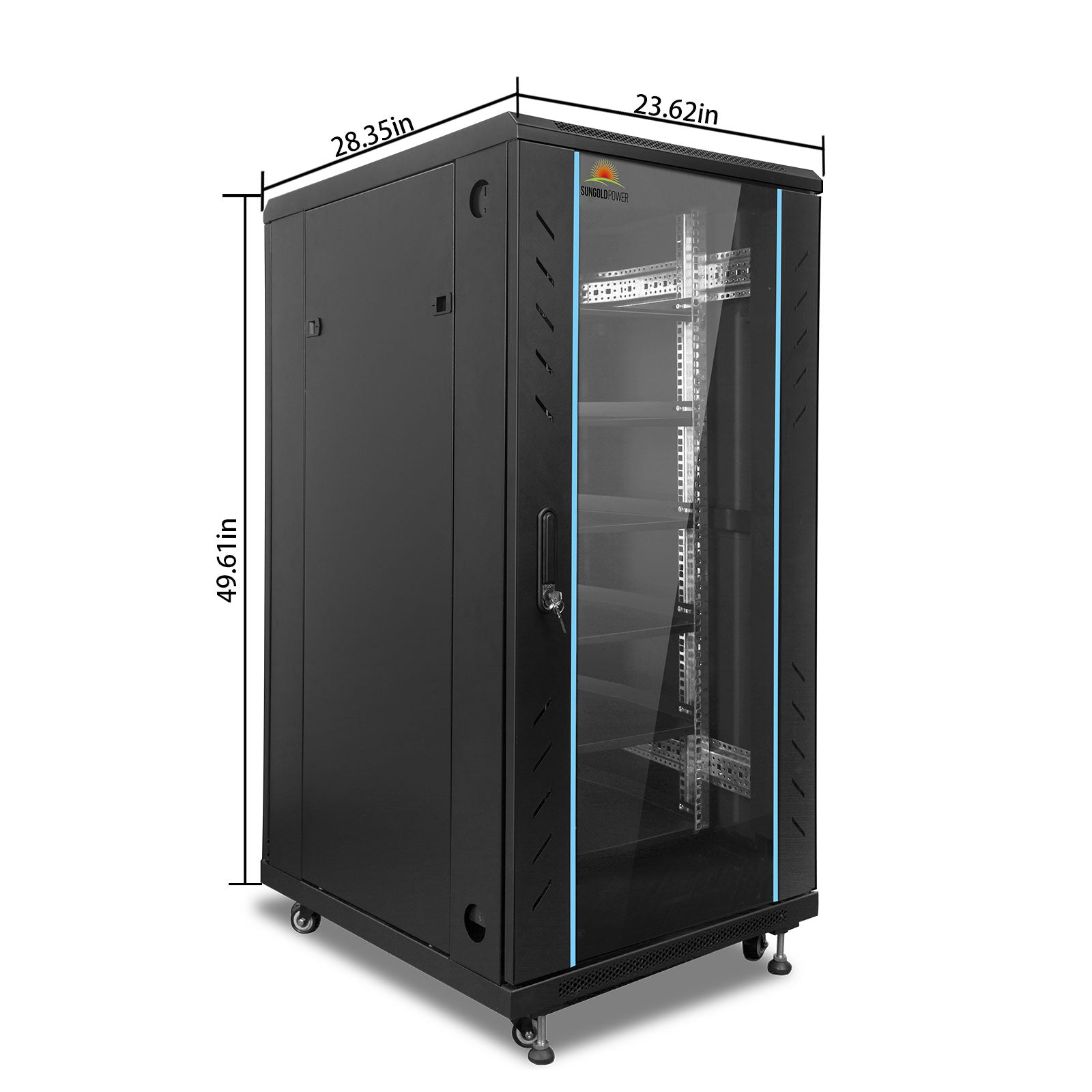 Sungold Power | Enclosed Battery Cabinet | 6 Slot with Bus Bar for SG48100P/SGH48100T Accessory SunGoldPower