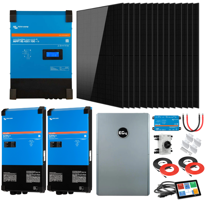 Dual Victron MultiPlus-II 5kVA Off-Grid Solar Power Kit – High-Capacity Energy Storage & Management Bundle