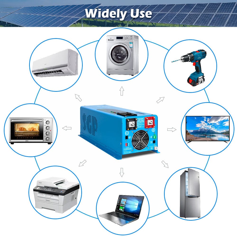 Sungold Power 6000W DC 24V Split Phase Pure Sine Wave Inverter With Charger Off-Grid Inverters SunGoldPower