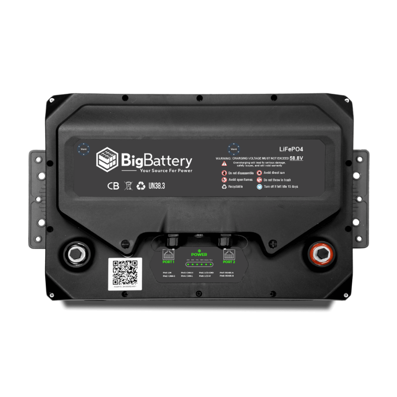 BigBattery 48V HUSKY 2 PWR | 5.12kWh LiFePO4 – High Power | Golf Cart | UTV | Industrial Battery