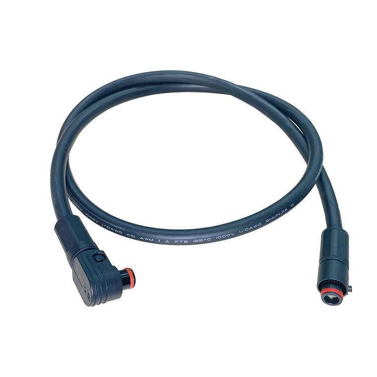 RUiXU 1/0 AWG cable for RUiXU RX9MP Busbar | Orange+ Black | One Pair