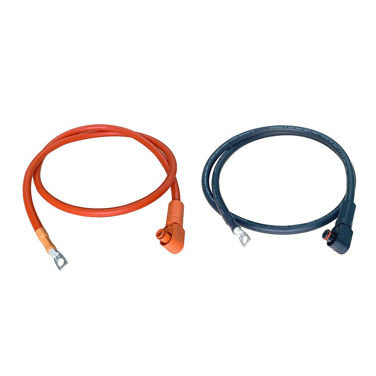 RUiXU Lithi2-16 battery 1/0 AWG cable | Orange+ Black | One Pair