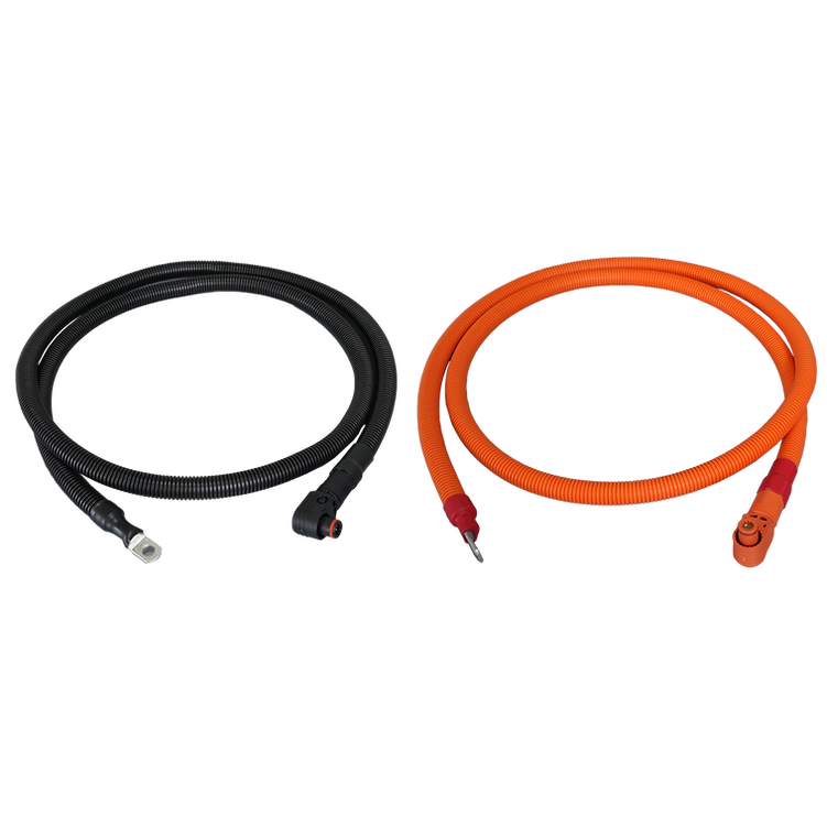 RUiXU Lithi2-16 battery 1/0 AWG cable | Orange+ Black | One Pair