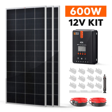 RICH SOLAR | 600 Watt Solar Kit Solar Kits Rich Solar