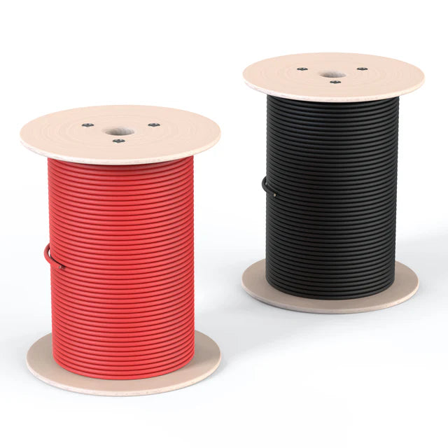 RICH SOLAR | 10 Gauge 600V Solar Panel Extension Cable | 10AWG 600 Volt PV Red and Black Solar Panel Extension Wire | Choose Gauge: 8AWG, 10AWG | Choose Spool Length: 500ft, 1000ft | UL Certified Wiring Cables Rich Solar AWG 10.00 1000' Red + 1000' Black