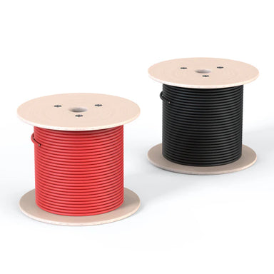 RICH SOLAR | 10 Gauge 600V Solar Panel Extension Cable | 10AWG 600 Volt PV Red and Black Solar Panel Extension Wire | Choose Gauge: 8AWG, 10AWG | Choose Spool Length: 500ft, 1000ft | UL Certified Wiring Cables Rich Solar AWG 10.00 500' Red + 500' Black