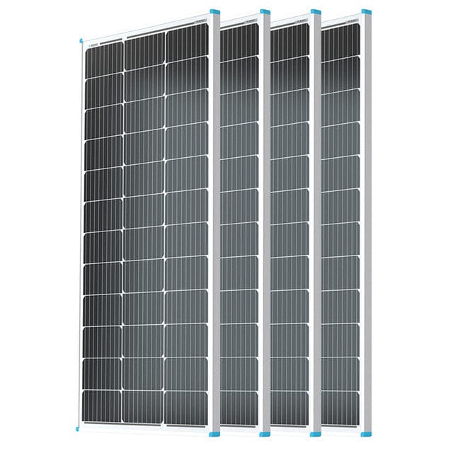 Renogy 100 Watt 12 Volt Monocrystalline Solar Panel (Compact Design) Solar Panels Renogy 4 Pieces