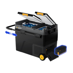 BougeRV New CRD2 V2.0 61QT Dual Zone 12V Portable Fridge
