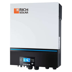RICH SOLAR NOVA 6548 | 6500 Watt (6.5kW) 48 Volt Off-Grid Hybrid Solar Inverter | Premium 6500W 48V Hybrid Inverter for Campers, Cabins, Tiny Homes, ADUs, RVs, Off-Grid | UL Certified Hybrid Inverters RICH SOLAR NOVA 6548