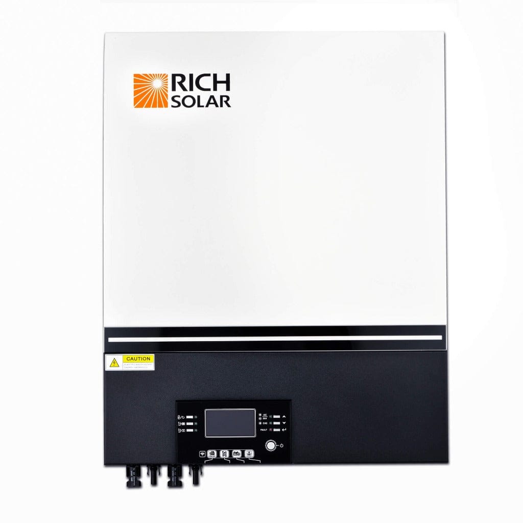 RICH SOLAR NOVA 6548 | 6500 Watt (6.5kW) 48 Volt Off-Grid Hybrid Solar Inverter | Premium 6500W 48V Hybrid Inverter for Campers, Cabins, Tiny Homes, ADUs, RVs, Off-Grid | UL Certified Hybrid Inverters RICH SOLAR