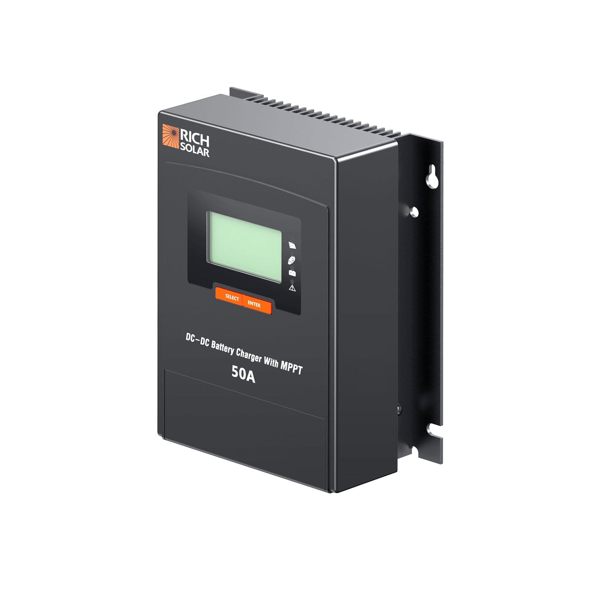 RICH SOLAR BRAVO 50 DC | 50 Amp DC-DC Solar Charge Controller with MPPT | Premium 50A 12V/24V DC-DC Solar Controller with MPPT for RVs, Trailers, Campers, Vans, Boats, Off-Grid | #1 Ranked DC to DC Solar Controller MPPT Charge Controllers RICH SOLAR