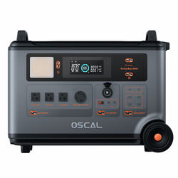 Oscal PowerMax 6000 | 6000W Portable Power Station with 120/240V Dual Voltage Solar Generators Oscal