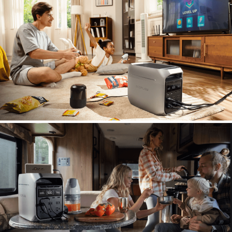 EcoFlow DELTA 3 Plus Portable Power Station Solar Generators EcoFlow