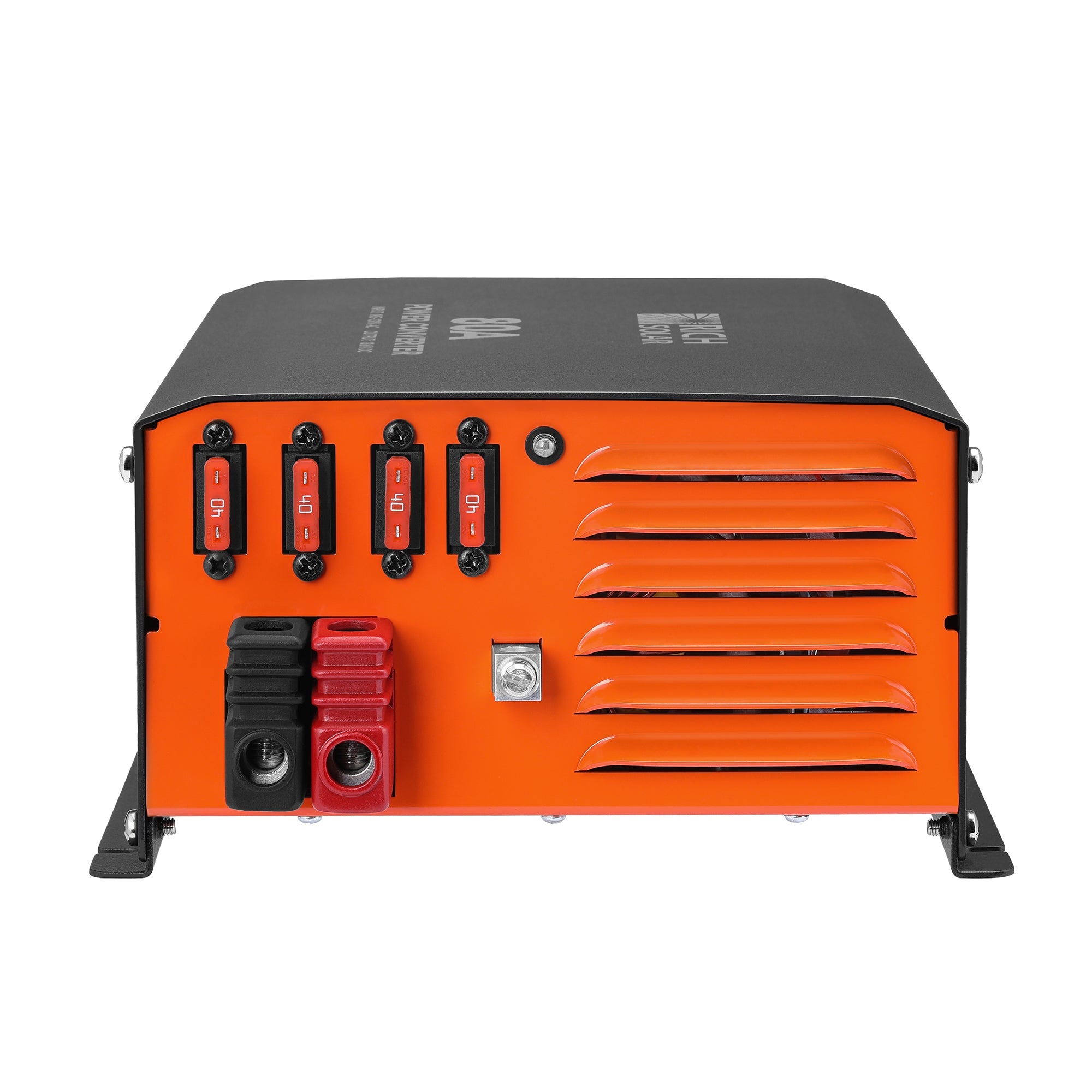 RICH SOLAR | 80 Amp Power Converter | 80A 120V Battery Charger | Overload, Overheat, Reverse Polarity Protection | Plug and Play