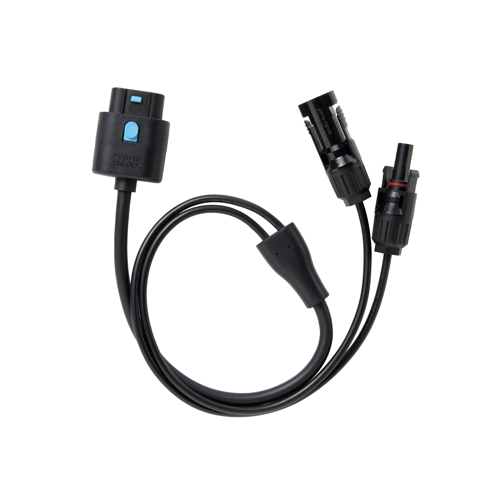 Solar panel cable connector