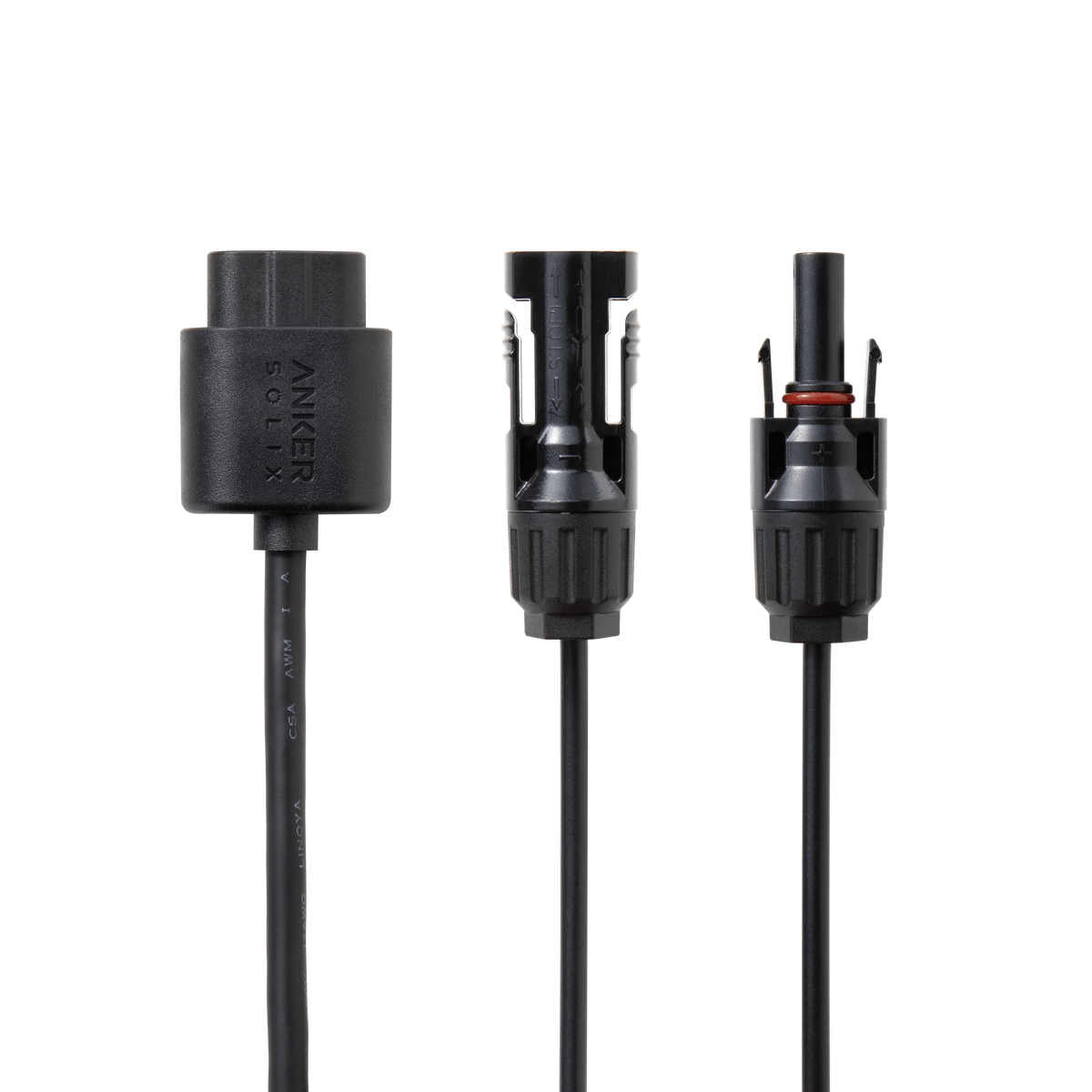 Anker SOLIX solar panel connectors