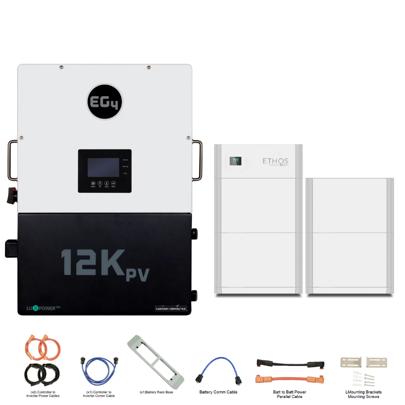 EG4 12kPV ETHOS Kit Hybrid Power System with Stackable Storage & Solar Options