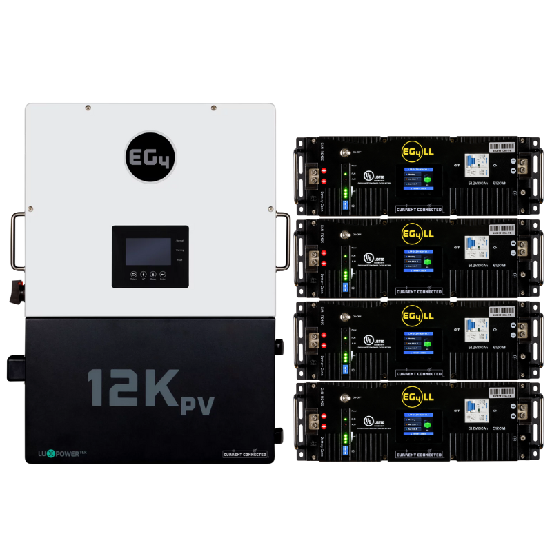 EG4 12kPV Modular Hybrid Power Kit – Flexible Battery & Solar Configurations