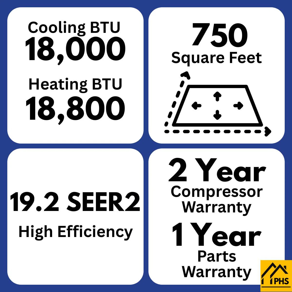 MRCOOL 5th Gen Advantage 18K BTU Ductless Mini Split Air Conditioner and Heat Pump 230V | System Set