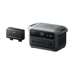 Anker SOLIX C2000 Gen2 Portable Power Station + 400w Solar Panel + Car Alternator Charger
