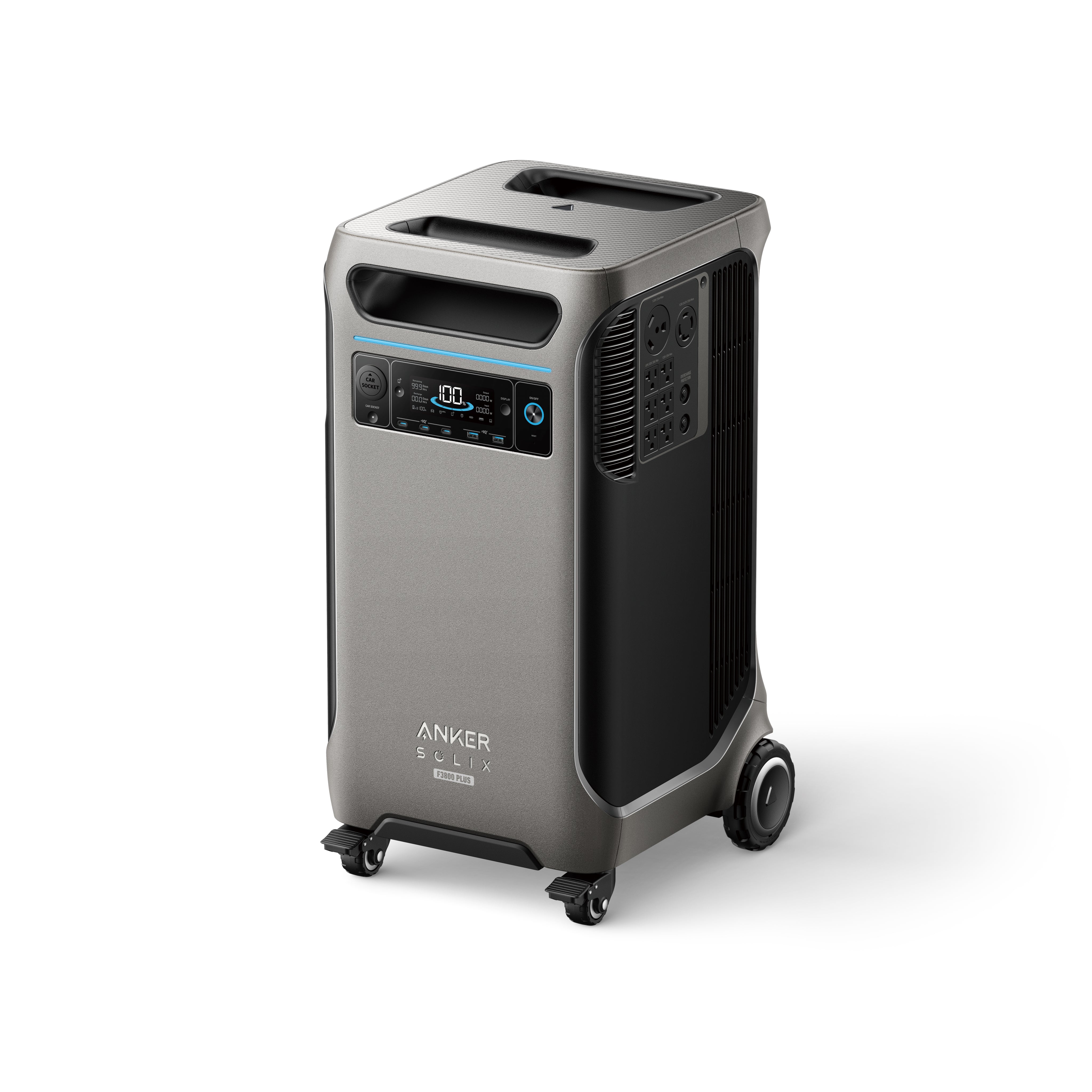 Anker SOLIX F3800 Plus Portable Power Station - With 1x FREE 400W Anker Solar Panel & Gas Generator Adapter Portable Power Station Anker