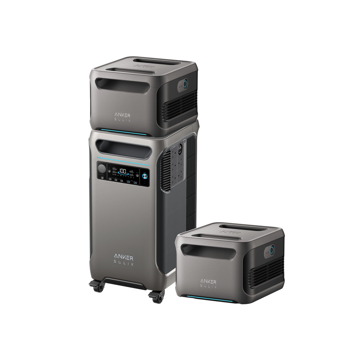 Anker SOLIX F3800 Portable Power Station + 2× Expansion Battery