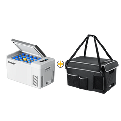 BougeRV 12V 23 Quart Portable Fridge For Travel