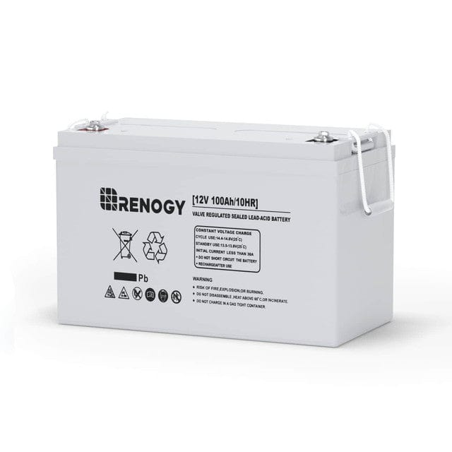 Renogy 12 Volt 100Ah Deep Cycle AGM Battery Batteries Renogy 1 Battery