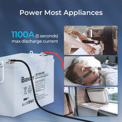 Renogy 12 Volt 100Ah Deep Cycle AGM Battery Batteries Renogy
