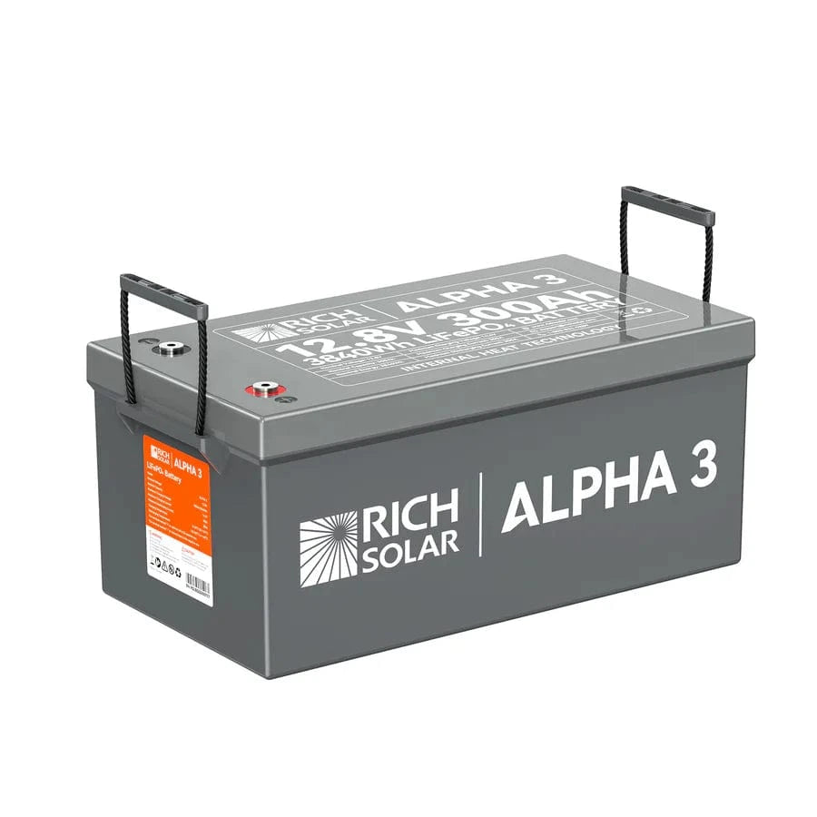 Rich Solar ALPHA3 12.8V 300Ah LiFePO4 Battery