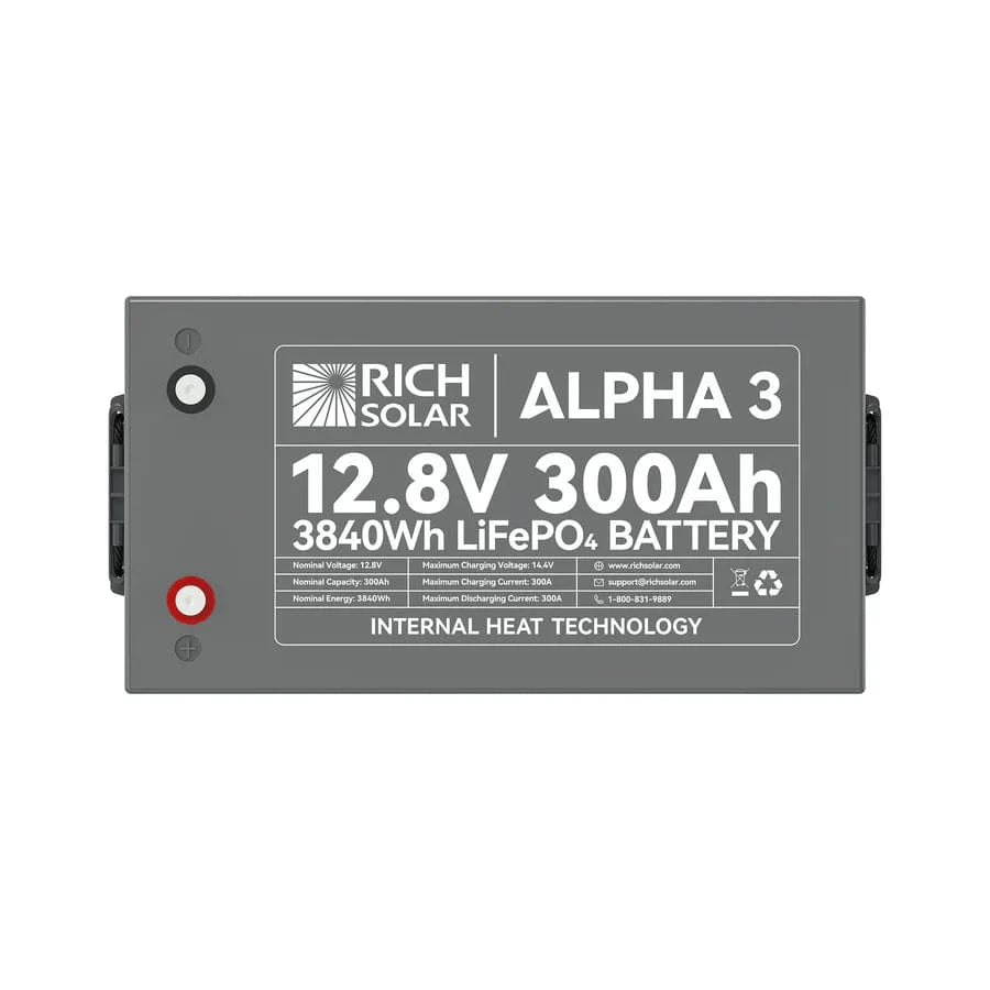 Rich Solar ALPHA 3 12.8V 300Ah LiFePO4 Battery