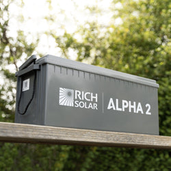 RICH SOLAR ALPHA 2 - 12V 200Ah LiFePO4 Battery, 5,000 Cycles, Bluetooth & Internal Heat Technology Batteries RICH SOLAR