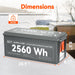 RICH SOLAR ALPHA 2 PRO - 12V 200Ah LiFePO4 Battery, 7,000 Cycles, 10-Year Warranty, UL1973 Certified Batteries Rich Solar