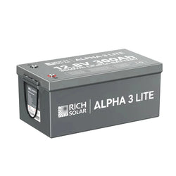 Rich Solar Alpha 3 Lite 12.8V 300Ah LiFePO4 Battery