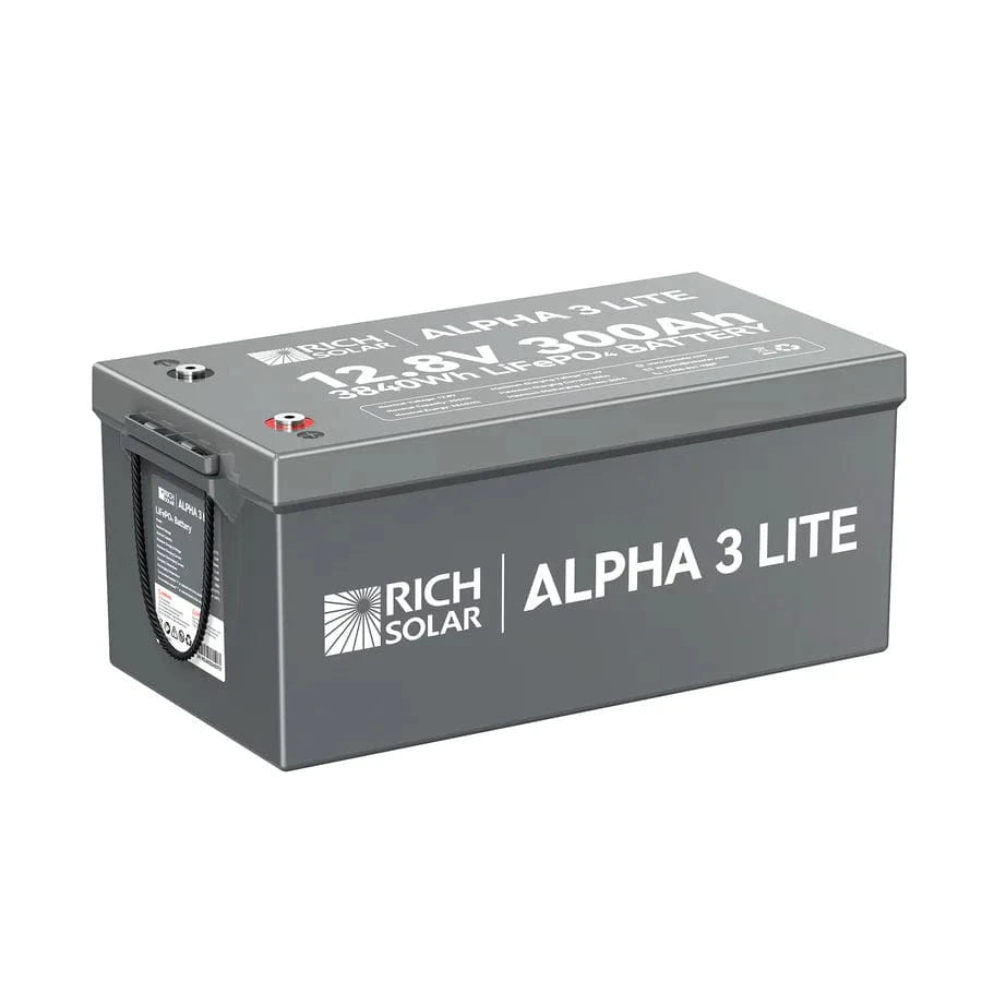 Rich Solar Alpha 3 Lite 12.8V 300Ah LiFePO4 Battery