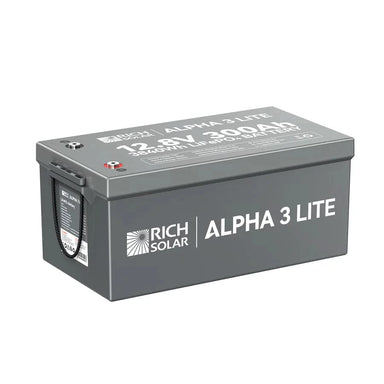 Rich Solar Alpha 3 Lite 12.8V 300Ah LiFePO4 Battery