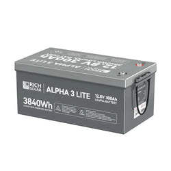 Rich Solar Alpha 3 Lite 12.8V 300Ah LiFePO4 Battery
