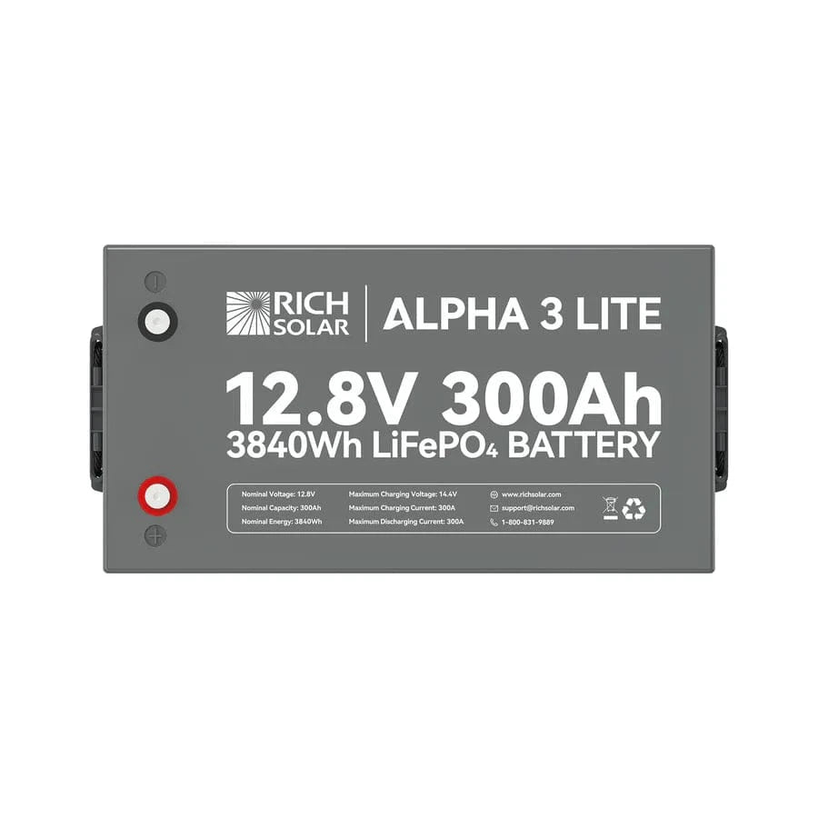 Rich Solar ALPHA 3 LITE 12.8V 300Ah LiFePO4 Battery